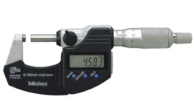 CNC Machining outside micrometer