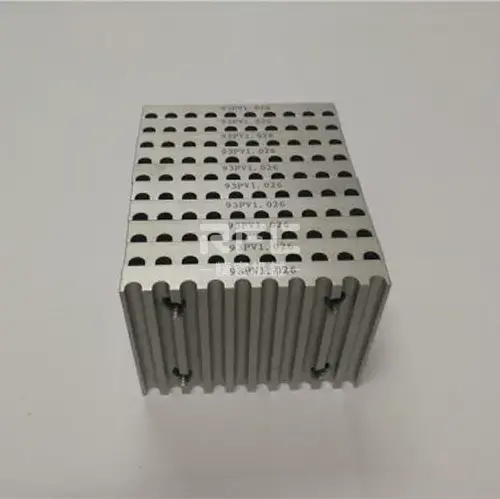 Sandblasted and anodized clamping block AL7075